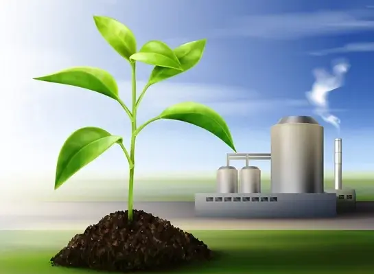 تقليل الانبعاثات الكربونية عبر الغاز الحيوي