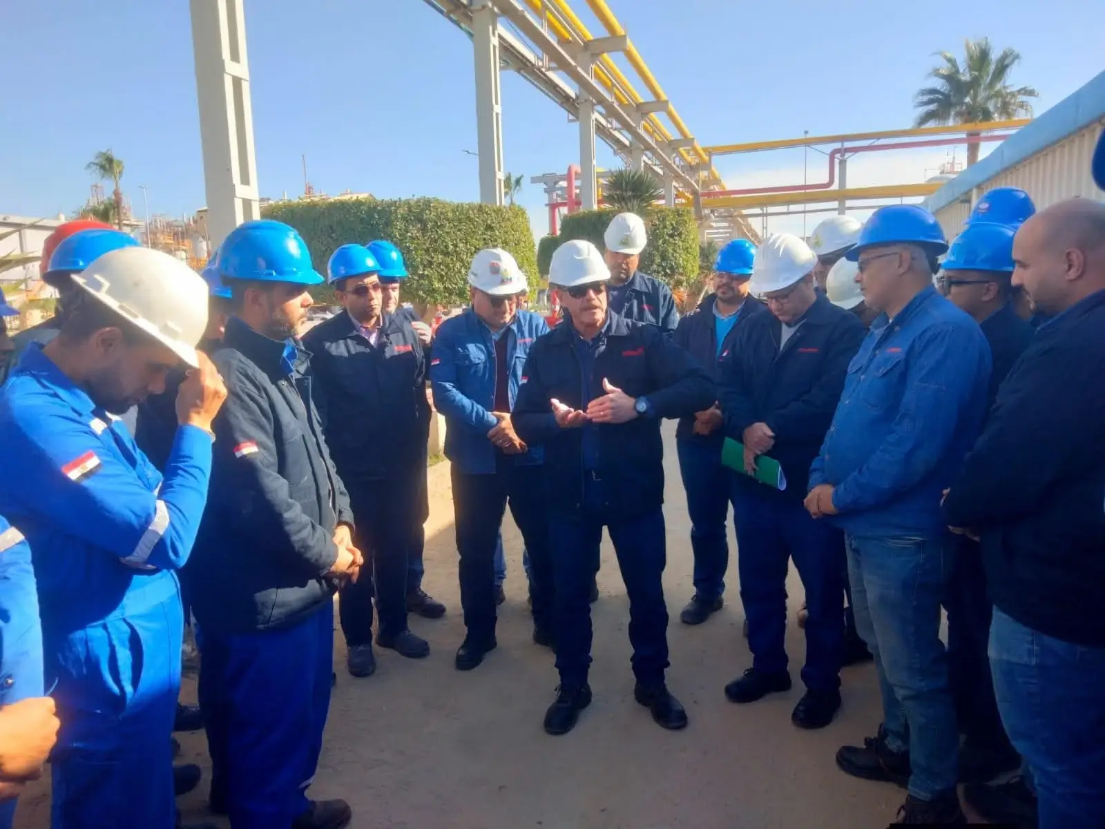 رئيس بترومنت يتفقد موقع الشركة بالبتروكيماويات المصرية مع انطلاق أعمال 2026
