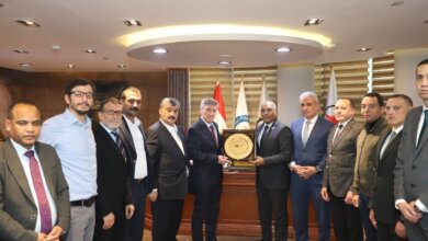 رئيس نقابة البترول يستقبل وفدًا نقابيًا تركيًا