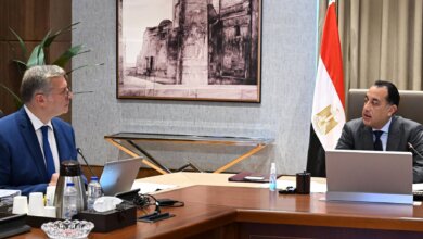 جانب من اجتماع رئيس مجلس الوزراء ووزير البترول والثروة المعدنية