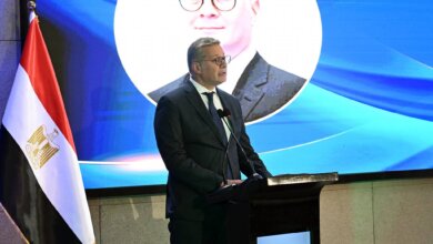 كلمة وزير البترول خلال افتتاح مستشفى كليوباترا التجمع