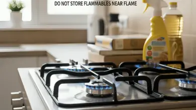 إرشادات السلامة لتجنب مخاطر الاشتعال بالمطابخ