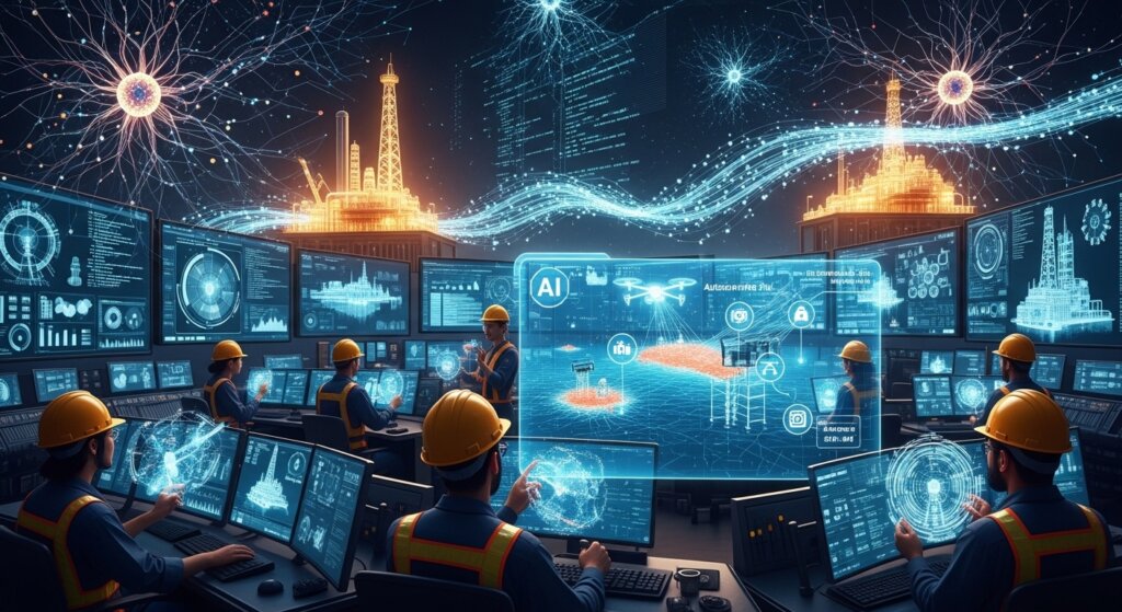 الذكاء الاصطناعي في قطاع النفط والبترول