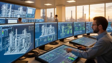 أتمتة العمليات في قطاع النفط والبترول