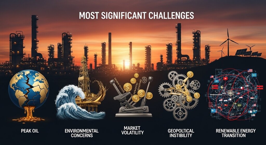 التحديات الاقتصادية التي تواجه قطاع النفط والبترول