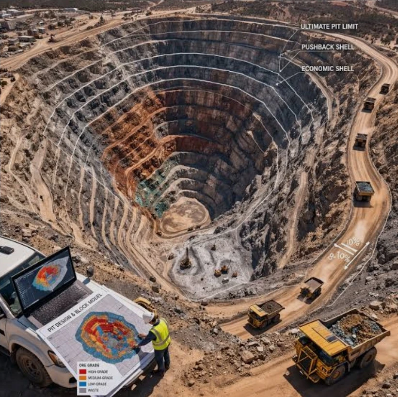 تقنيات استخراج المعادن في تكنولوجيا التعدين