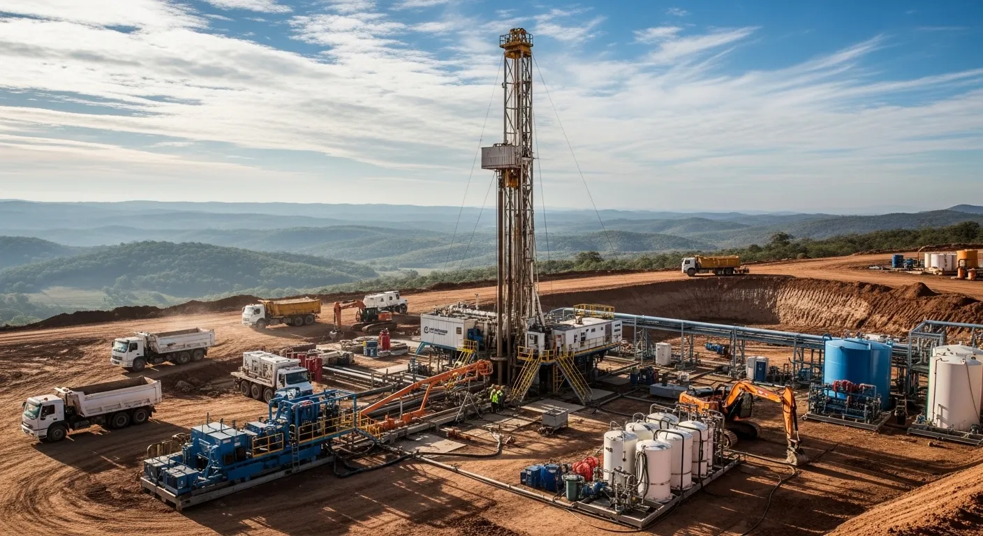 استكشاف الغاز البري 