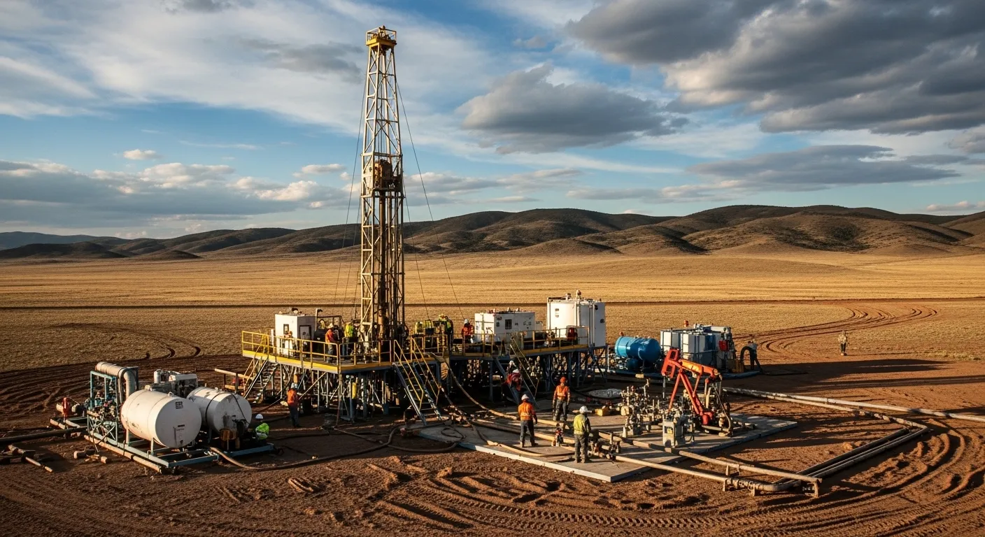 استكشاف الغاز البري 