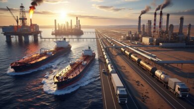 سلاسل الإمداد في قطاع النفط والبترول