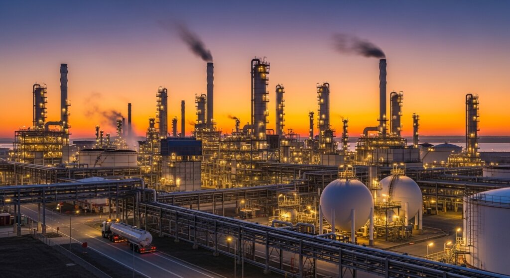 التكرير في قطاع النفط والبترول