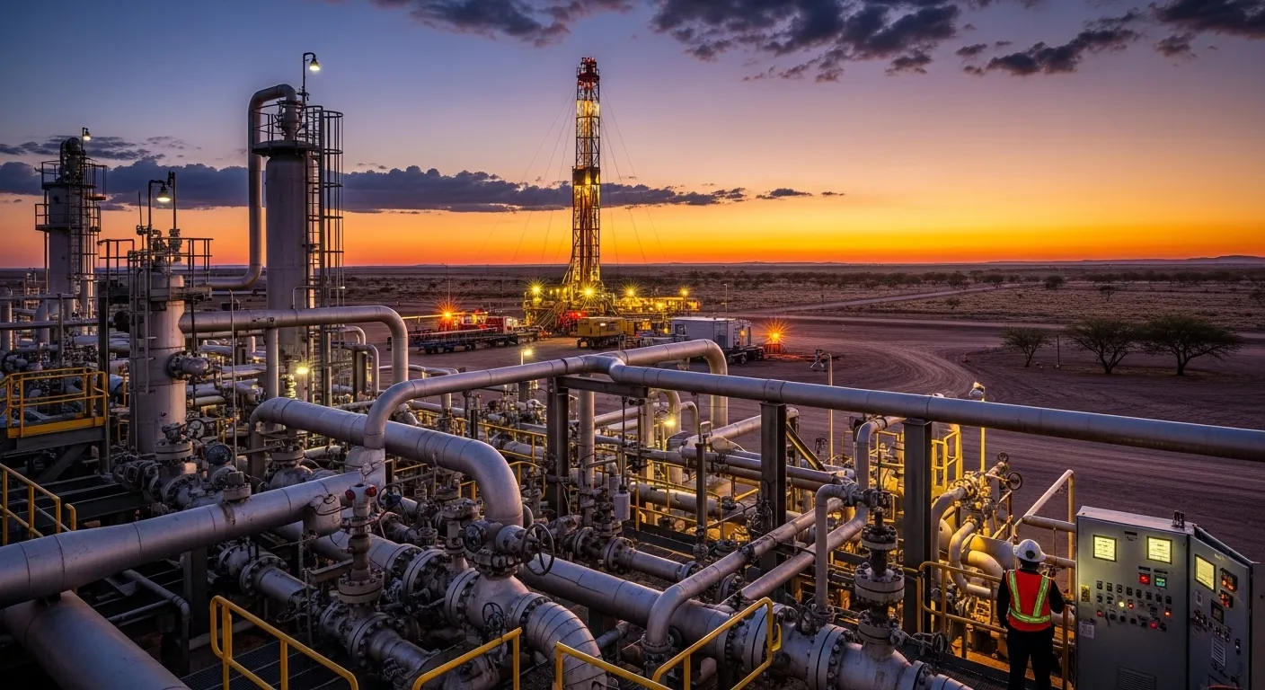 استكشاف الغاز البري 