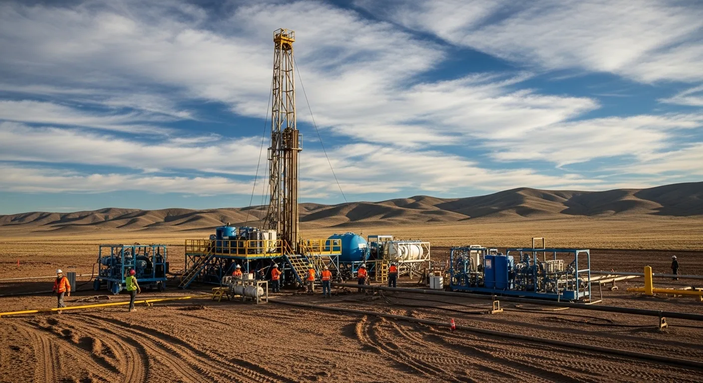 استكشاف الغاز البري 