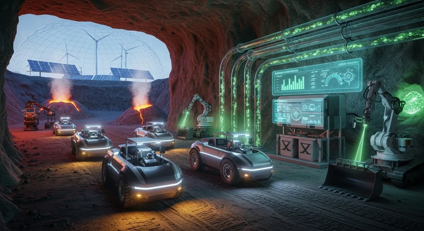 مستقبل تكنولوجيا التعدين في ظل التحول الطاقي