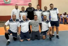 فريق الكرة الخماسية بشركة النيل للبترول