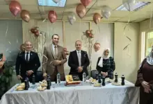 حفل تكريم الزميلة هناء أحمد عبد القادر لبلوغها قمة العطاء الوظيفي