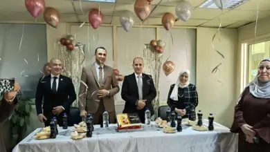 حفل تكريم الزميلة هناء أحمد عبد القادر لبلوغها قمة العطاء الوظيفي