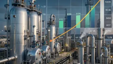 تأثير أسعار الغاز على تجارة البتروكيماويات