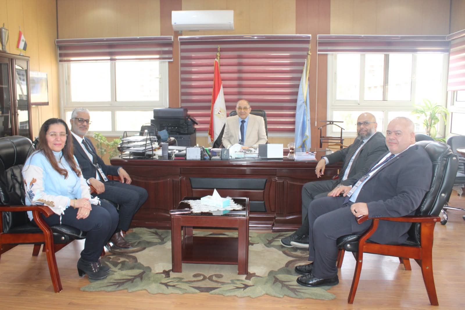 مركز بحوث النفط الليبي يزور جناح معهد بحوث البترول المصري في إيجبس 2026