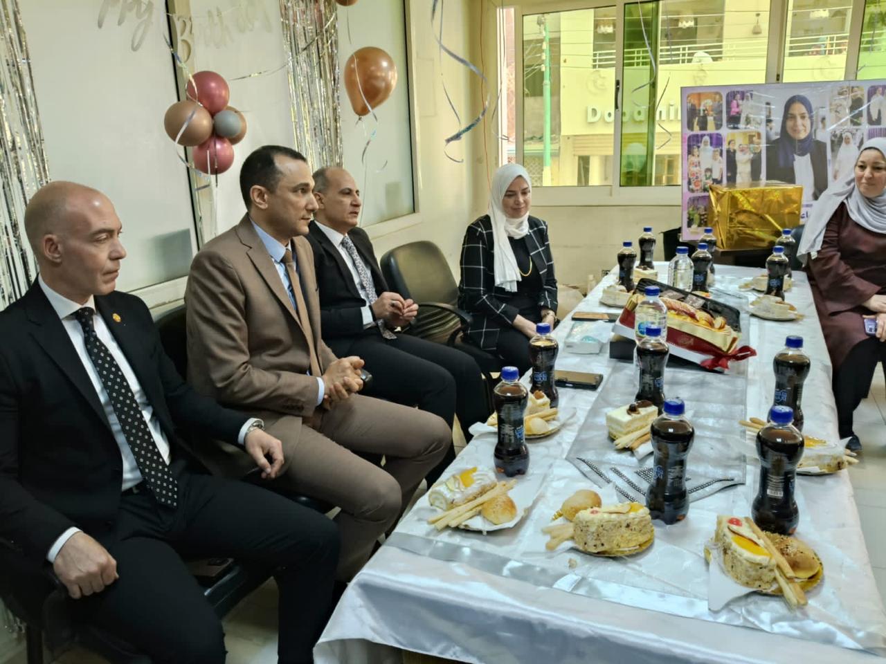 حفل تكريم الزميلة هناء عبد القادر لبلوغها قمة العطاء الوظيفي