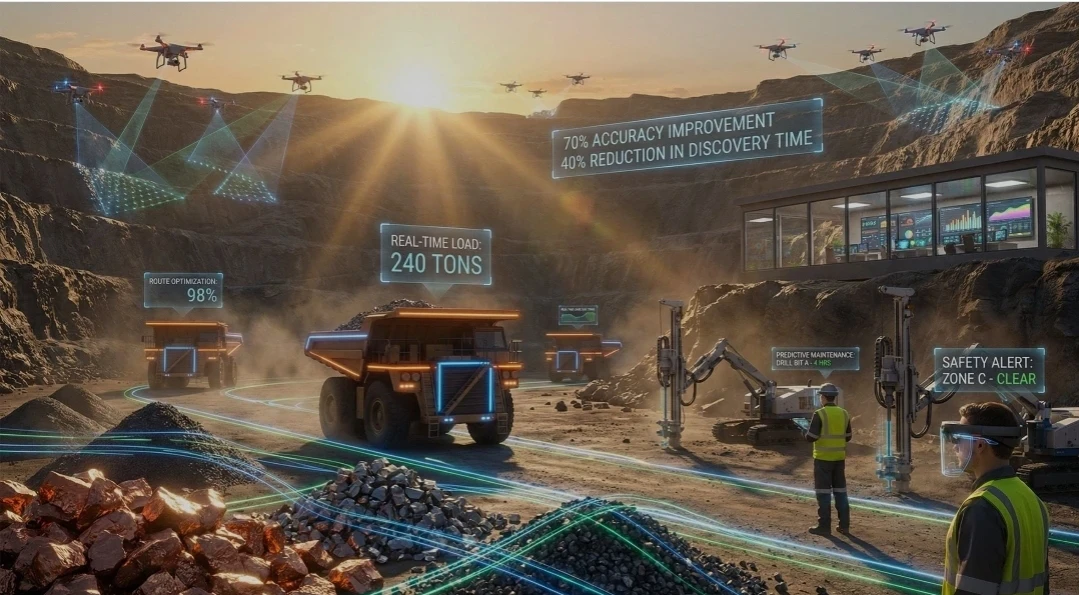 معالجة الخامات باستخدام تكنولوجيا التعدين