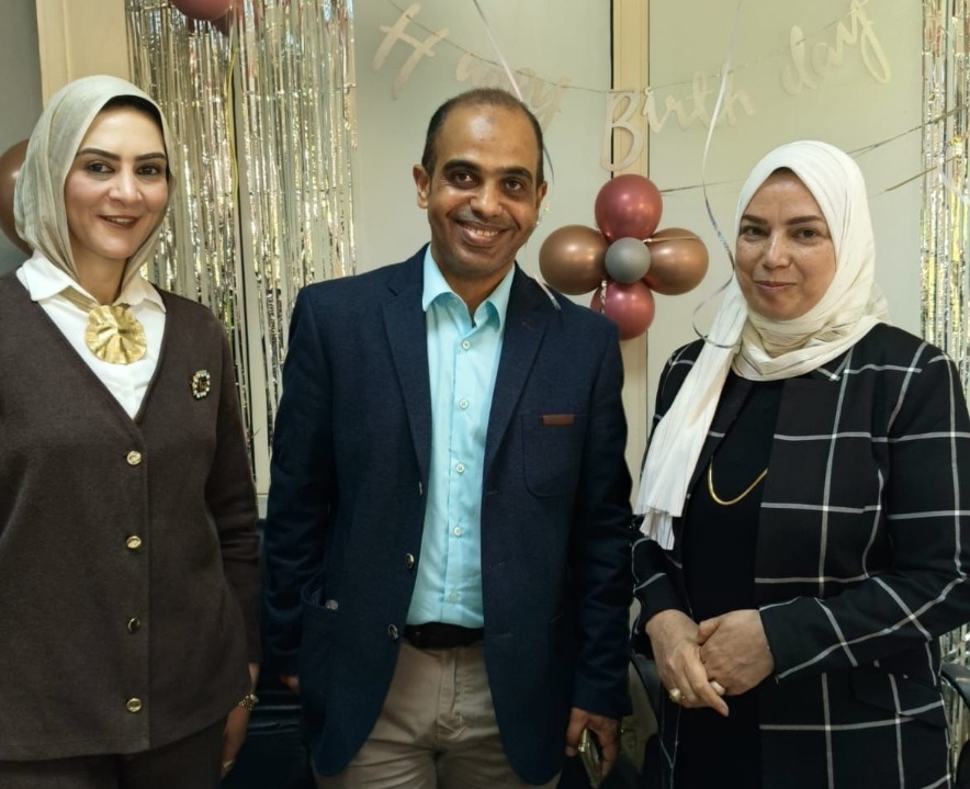 حفل تكريم الزميلة هناء عبد القادر لبلوغها قمة العطاء الوظيفي