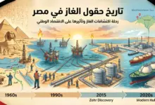 تاريخ حقول الغاز في مصر