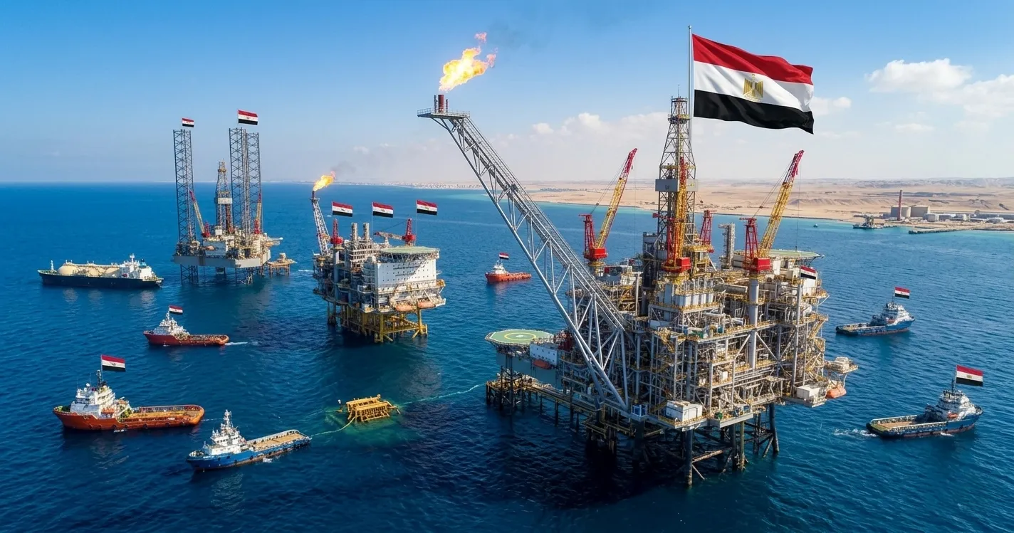 استكشاف الغاز في مصر 