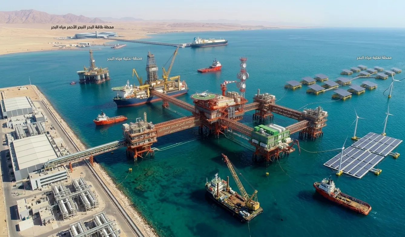 حقول الغاز في البحر الأحمر