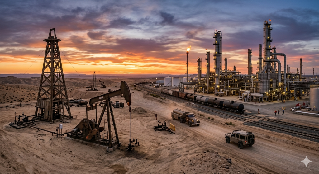 تاريخ قطاع النفط والبترول 