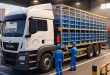 نقل وتداول أسطوانات البوتاجاز