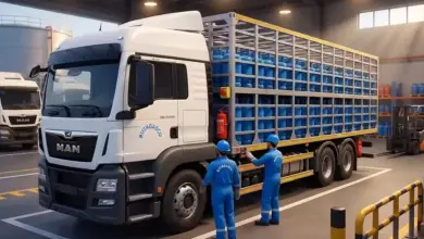 نقل وتداول أسطوانات البوتاجاز