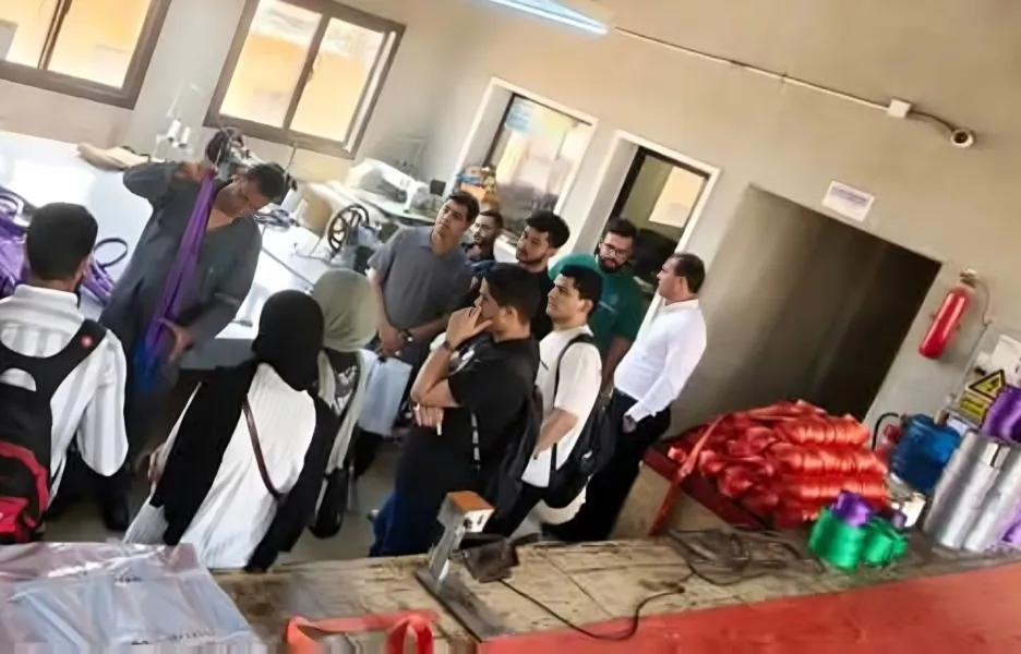 زيارة طلاب هندسة البترول بجامعة السويس لشركة بتروليفت
