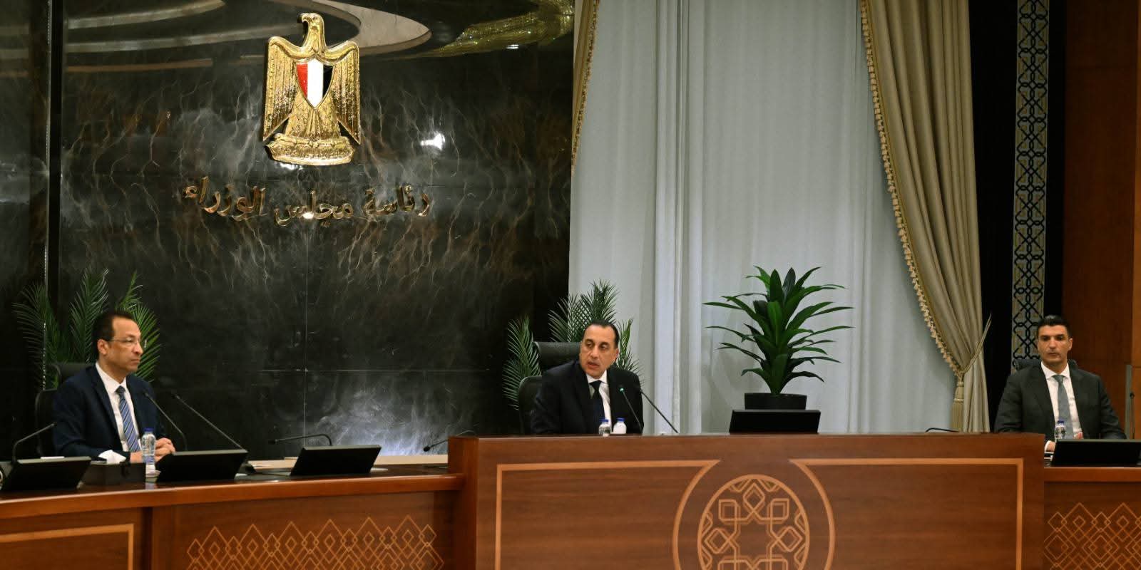 الدكتور مصطفى مدبولي رئيس الوزراء خلال المؤتمر الصحفي الأسبوعي