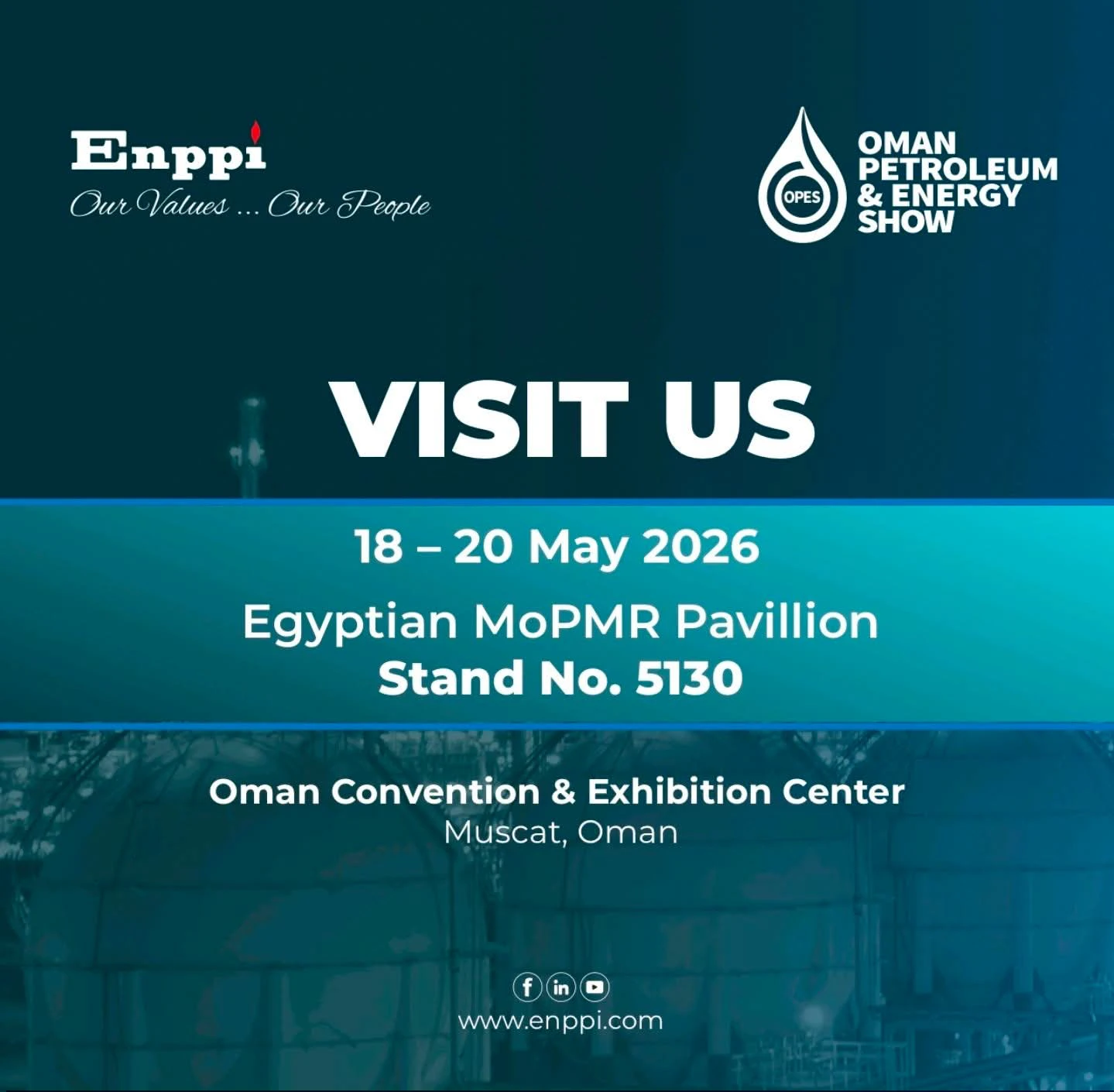 إنبي تشارك في معرض عُمان للبترول و الطاقة (OPES 2025)