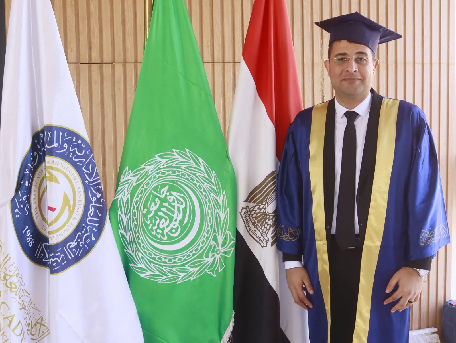 الزميل محمد أحمد ماهر يحصل على درجة الدكتوراة