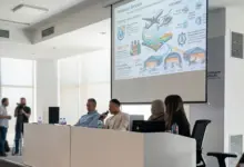 خدمات البترول الجوية تشارك في ندوة هندسة الطيران بالجامعة الأوروبية