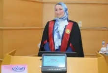 نجلة الزميل "فؤاد النشرتي" تحصل على درجة الدكتوراة