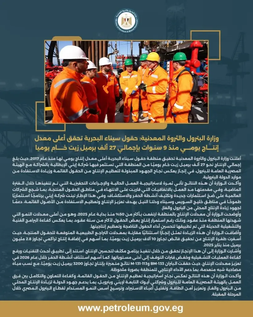حقول سيناء البحرية