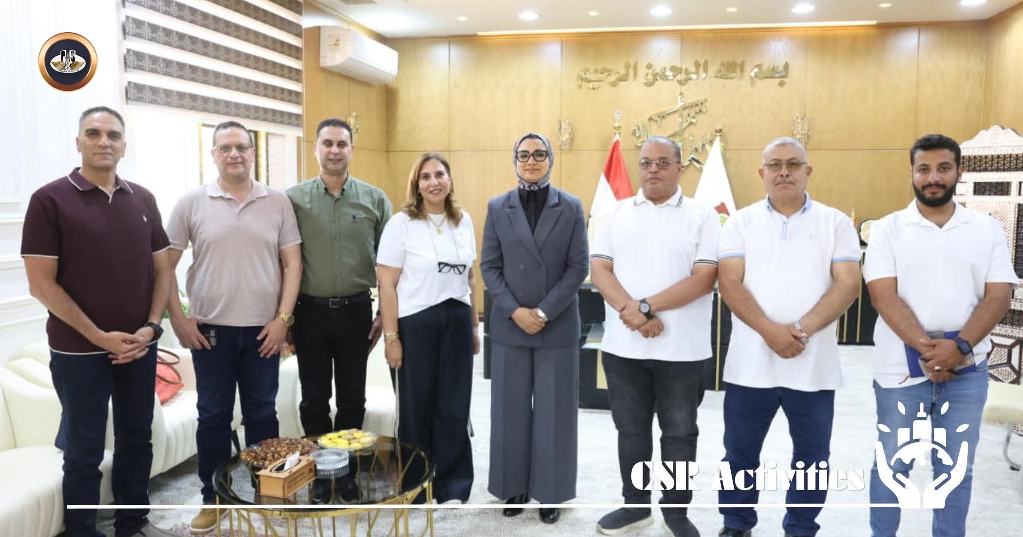 خدمات البترول الجوية تتابع ميدانيًا تطورات مشروع «الواحات الخضراء»