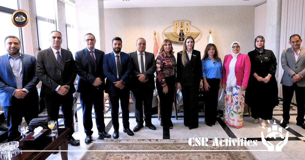 «خدمات البترول الجوية» و«العامة للبترول» و«أكساد» يبحثون فرص التعاون في الطاقة المتجددة والتنمية المستدامة