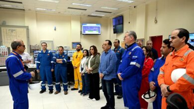 رئيس الوزراء يتفقد مواقع إنتاج الغاز الطبيعي بمنطقة غرب الدلتا العميقة التابعة لشركة "رشيد للبترول"