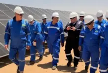 رئيس هيئة البترول يتفقد حقول شمال البحرية بالصحراء الغربية