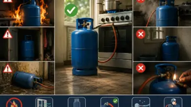 أخطاء استخدام أسطوانات البوتاجاز
