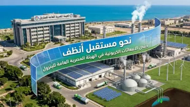 خفض الانبعاثات الكربونية في الهيئة المصرية العامة للبترول