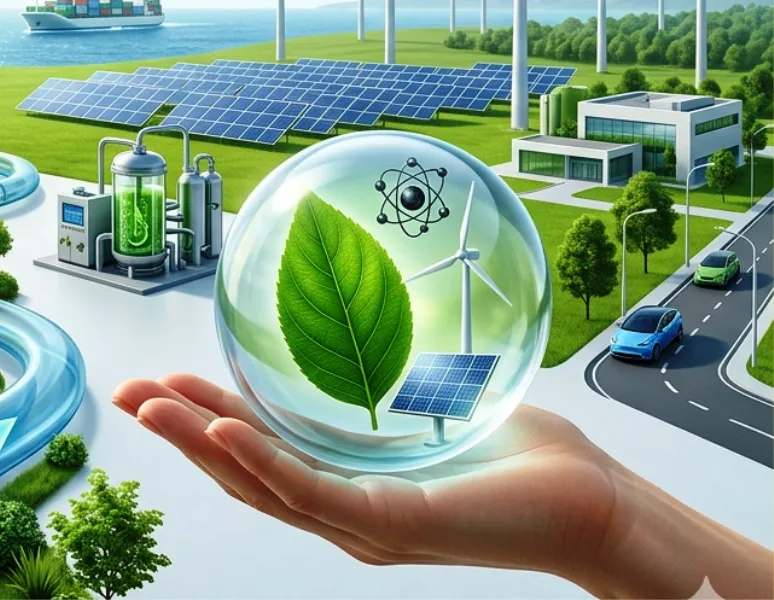 خفض الانبعاثات الكربونية عبر الهيدروجين الأخضر