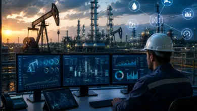 مراقبة الإنتاج اللحظية في حقول النفط الرقمية