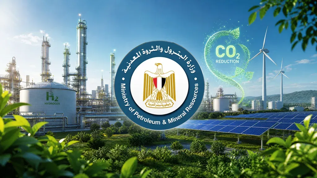 خفض الانبعاثات الكربونية في استراتيجية وزارة البترول والثروة المعدنية المصرية