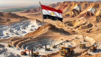 قطاع التعدين المصري