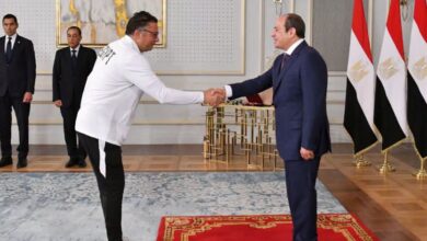 الرئيس السيسي يكرِّم الزميل محمد أحمد