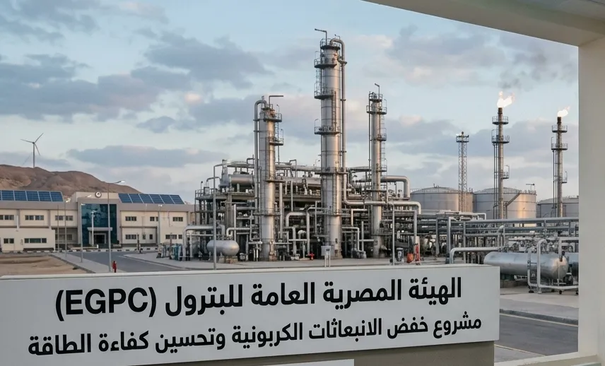 خفض الانبعاثات الكربونية في الهيئة المصرية العامة للبترول